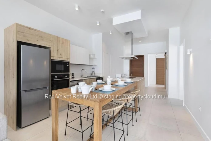 Beachfront 3-Bedroom Apartment for Rent in Grand Gaube | Private Beach Access