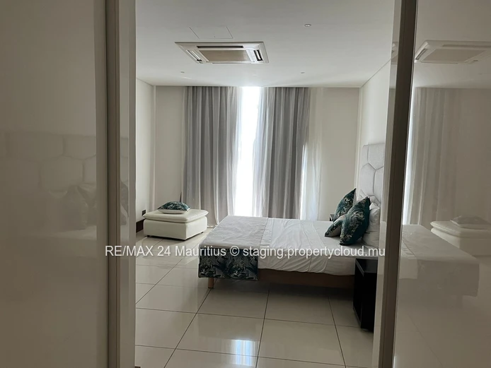 Beautiful fully furnished 3 bedrooms RES apartment of 245m2 for sale at Grand Baie La Croisette.