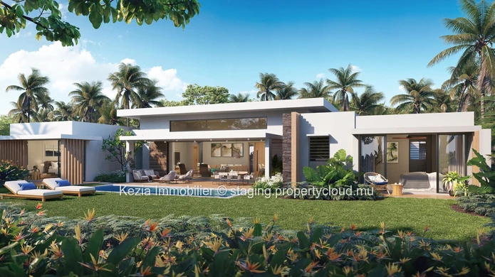 Contemporary villas in a residential setting