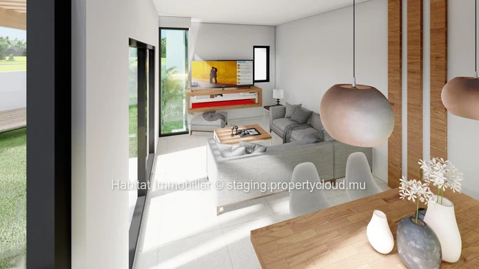 Beautiful unfurnished house of 125 m² on a plot of 43 toises, located in a residential area in Albion