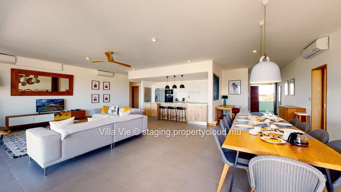 Grand Gaube - Belle penthouse avec piscine