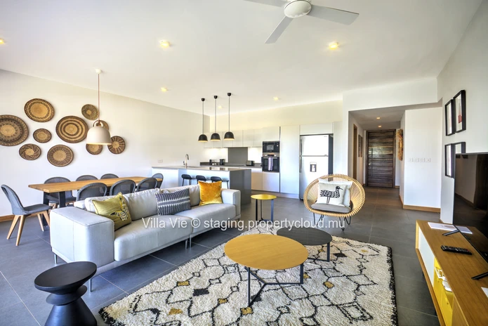 Grand Gaube - Luxueux appartement de 3 chambres avec accès mer