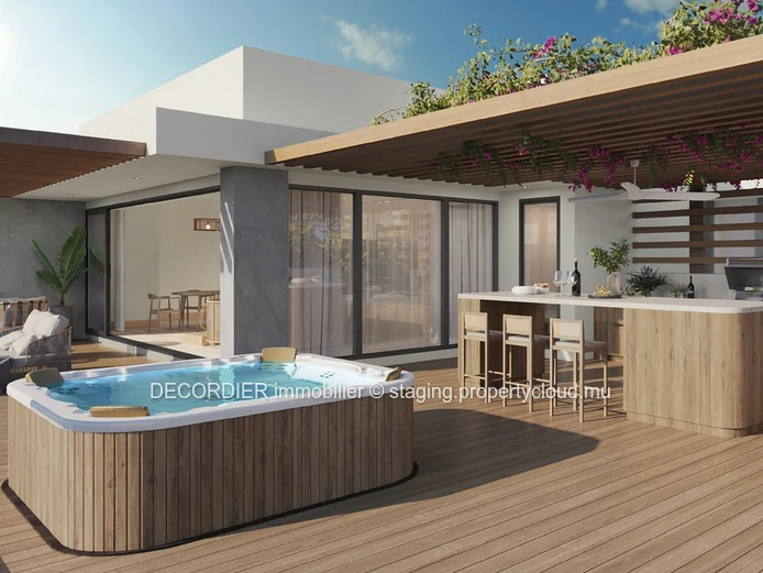 Vue mer, Penthouse de prestige, pieds dans l'eau, accessibles aux acheteurs étrangers.