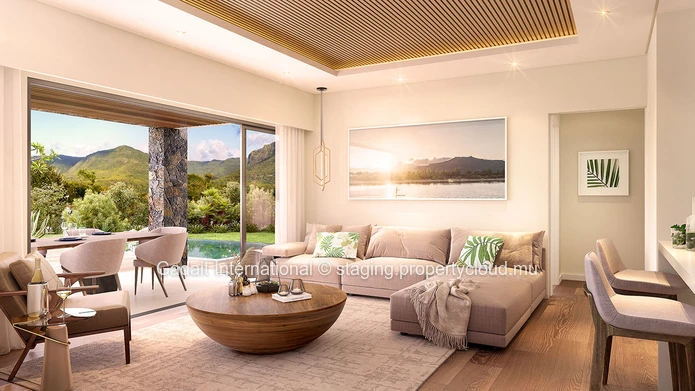 Buy a luxury villa with Morne and Lagoon view in West Mauritius