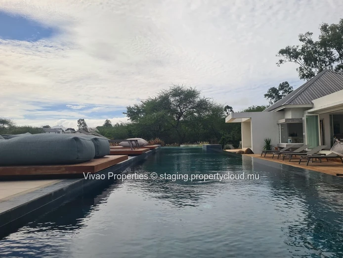 Luxury Villa West Coast - Rs 80M - Infinity Pool on Deck - 3+ Bedrooms - Reception Terrace - Secure Gated Community