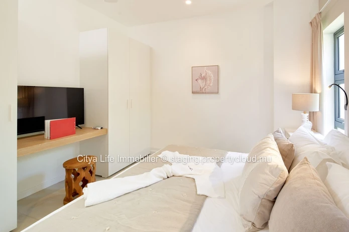 Magnifique Appartement REZ+2 à vendre à Pointe aux Canonniers, 131m², 3 chambres, piscine commune, proche écoles, par...