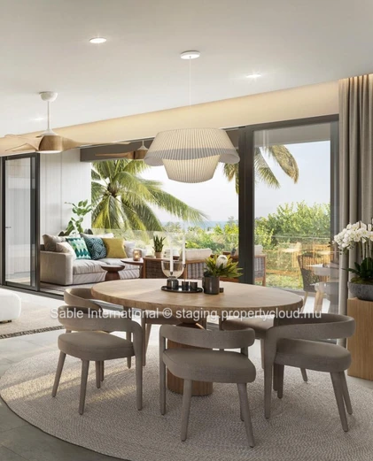 Luxury Penthouse with Private Pool in Trou aux Biches - 225m² Living Space - Close to Amenities - Fitness Room 
