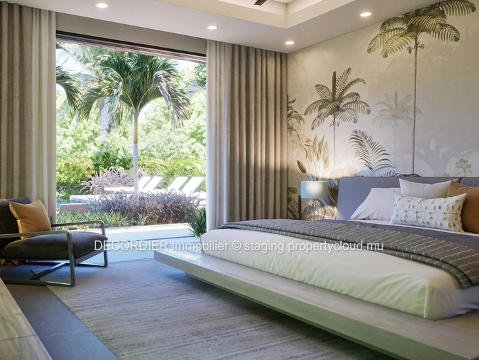 Luxurious villa of very high standing located on the Mont Choisy golf course.