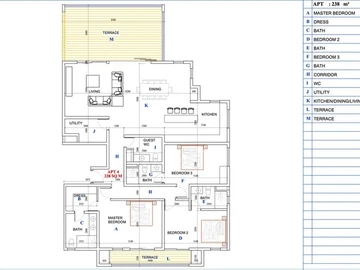 Appartement de 3 Chambres