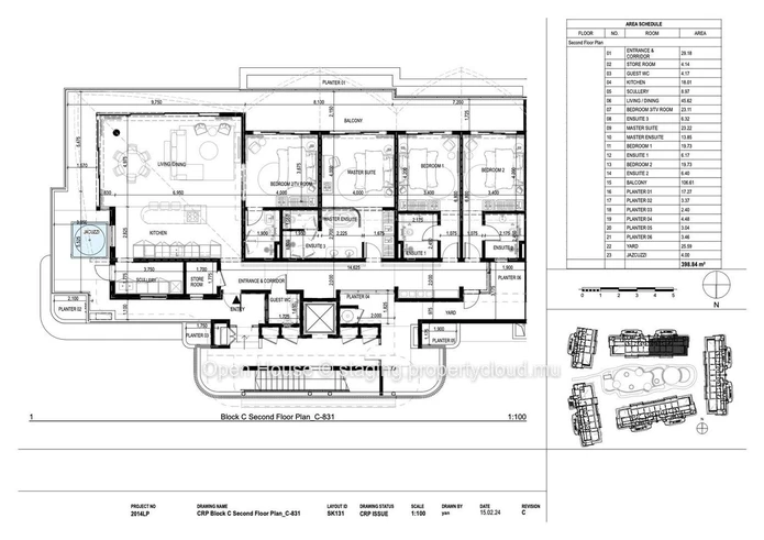 LA PIROGUE - FLIC EN FLAC, Penthouse 4 bedrooms  (Sole Mandate)