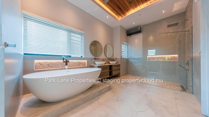 Elegant 4-Bedroom Villa with Heated Pool, Gym, and Office