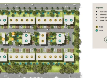 Townhouse, Duplex de 3 Chambres