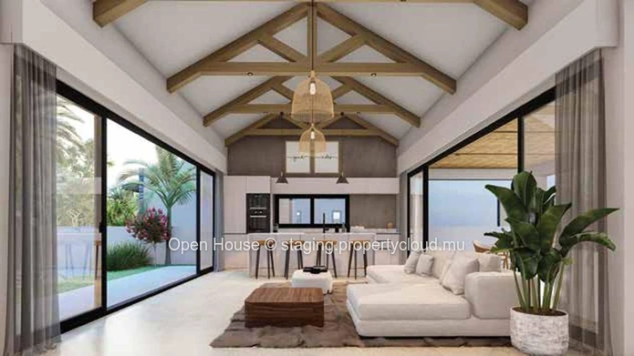 Mont Mascal, Villa exclusively for Mauritians, 3 bedrooms, 2 bathrooms, swimming pool.