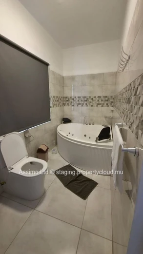 Furnished villa for rent in Grand Gaube of 210m². Rs 90,000. 