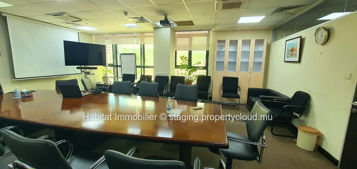 FOR SALE - A large high-end unfurnished air-conditioned office space of 619 m2 located in downtown Port-Louis.