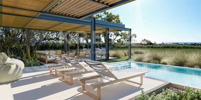 A haven of tranquillity: a 3-bedroom villa nestled between the golf course and the mountains