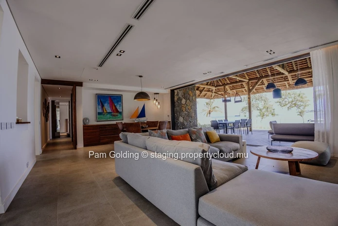 Luxurious 3-Bedroom Beachfront Villa with Private Pool in Les Salines Black River