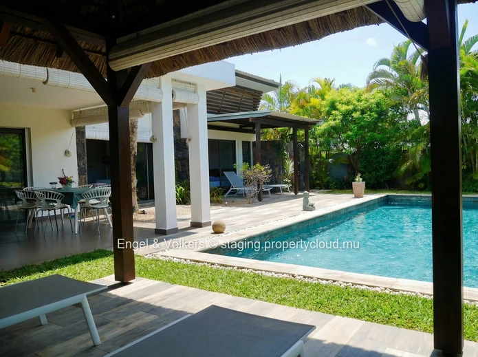Refined Poolside Living in Private Residence