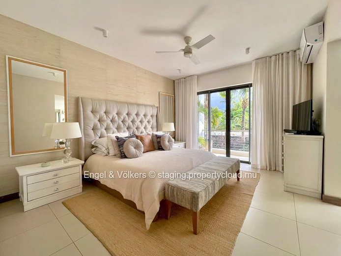 Elegant Four-Bedroom Villa with Private Beach Access