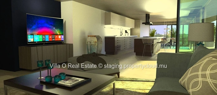 A 5 minutes de Grand Baie et des plages, superbe penthouse de 175 m2 comprenant 3 chambres en suite avec une terrasse...