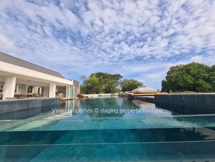 Luxury Villa West Coast - Rs 80M - Infinity Pool on Deck - 3+ Bedrooms - Reception Terrace - Secure Gated Community
