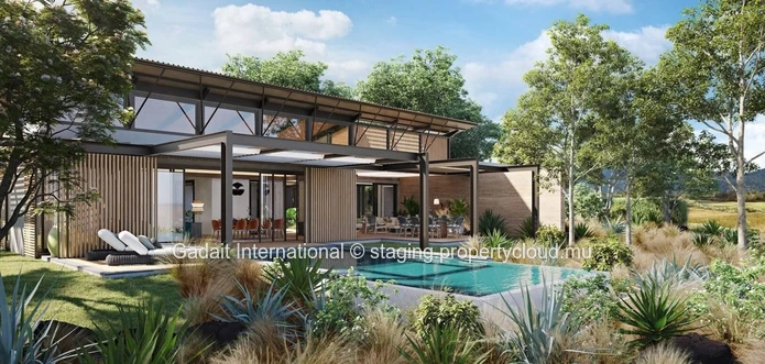 Harmonie-W-71: ecological villa with tropical garden in Rivière Noire, Mauritius