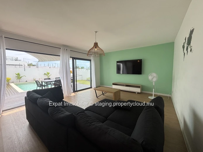 Villa En Résidence Sécurisée Avec Piscine Et Jardin – Grand Baie