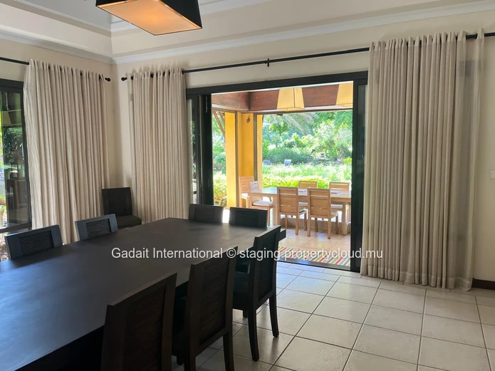 Villa Meublée de Plain-Pied avec Piscine Privée à vendre | Tamarina Golf Resort, Île Maurice
