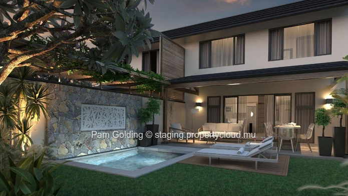 Duplex Luxueux de 3 Chambres avec Piscine Privée & Jardin à Grand Baie - Maison de Ville Moderne Près de la Plage