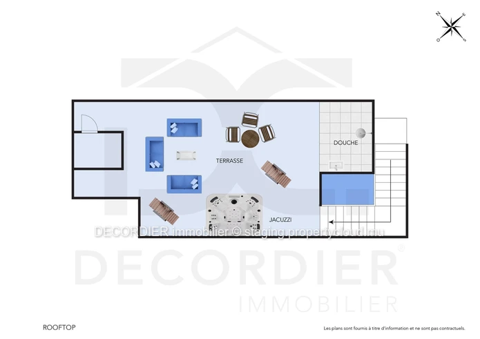 Penthouse with sea view in Pereybere