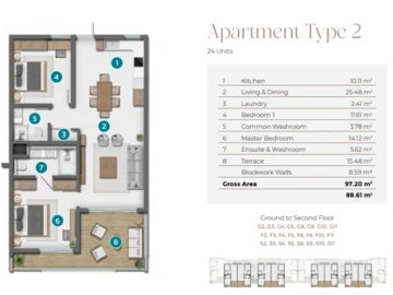 Appartement de 2 Chambres
