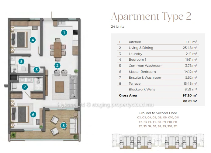 Appartement(R+4) En Vente À Grand Baie