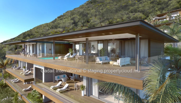 Duplex luxury villa with panoramic ocean view