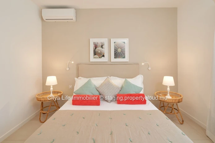 Magnifique Appartement REZ+2 à vendre à Pointe aux Canonniers, 131m², 3 chambres, piscine commune, proche écoles, par...