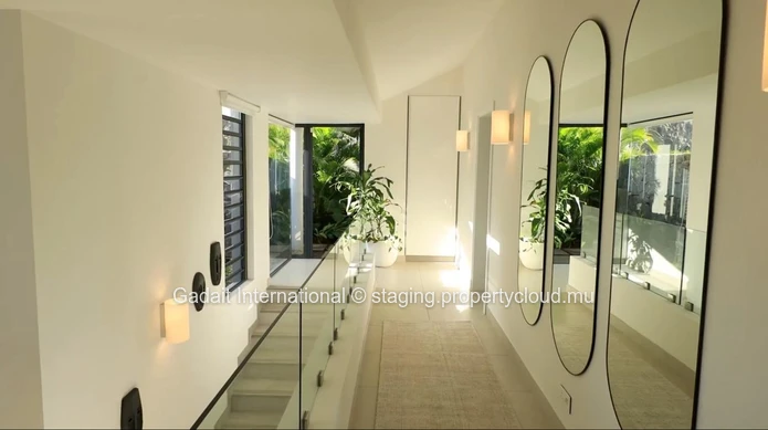 Contemporary villa with breathtaking lagoon views in Rivière Noire
