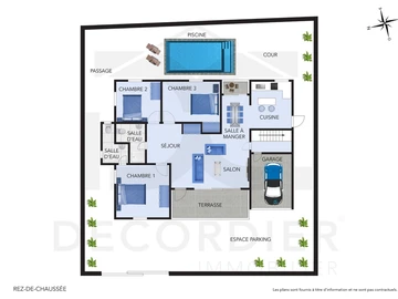 Appartement de 3 Chambres