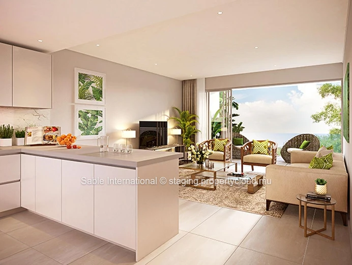 Stunning G+2 Apartment in Péreybère with Pool & Sea Access 