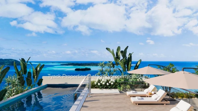 Modern 3-Bedroom Apartments with Rooftop Pool in Pereybere