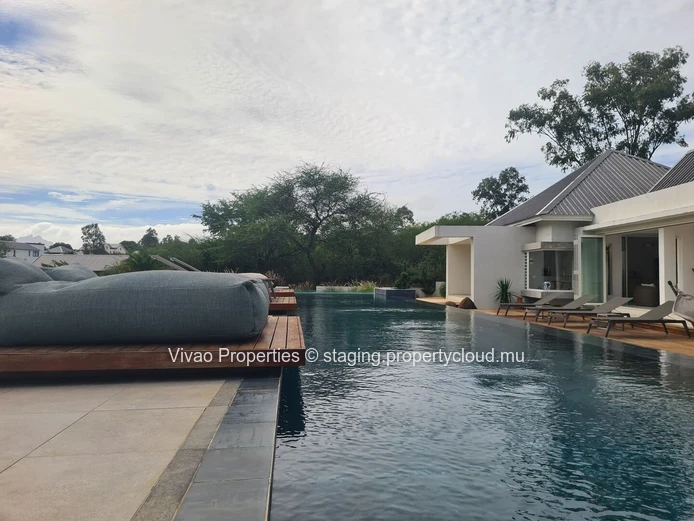 Luxury Villa West Coast - Rs 80M - Infinity Pool on Deck - 3+ Bedrooms - Reception Terrace - Secure Gated Community