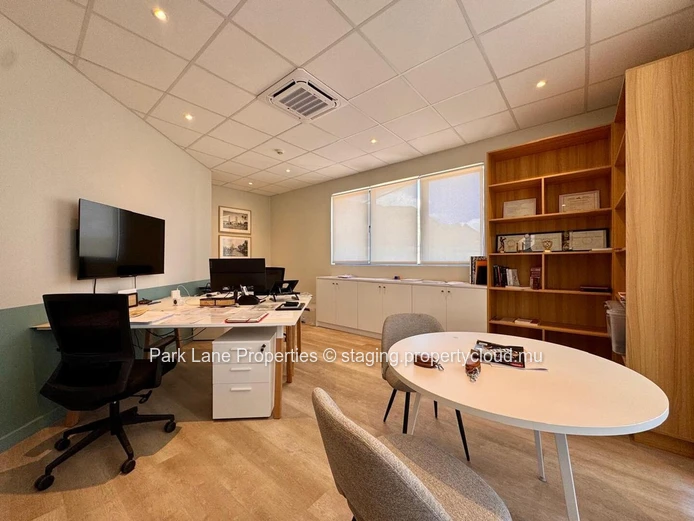 Espaces bureau modernes avec vue montagne